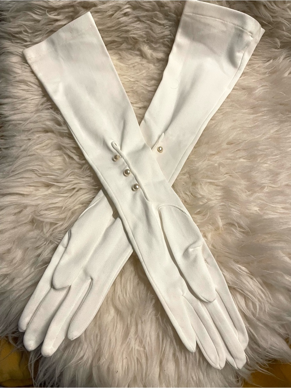Vintage Classic Long Evening Formal Gloves